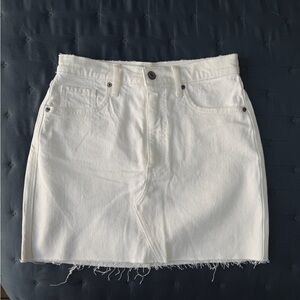 Abercrombie & Fitch Cream Mini Skirt